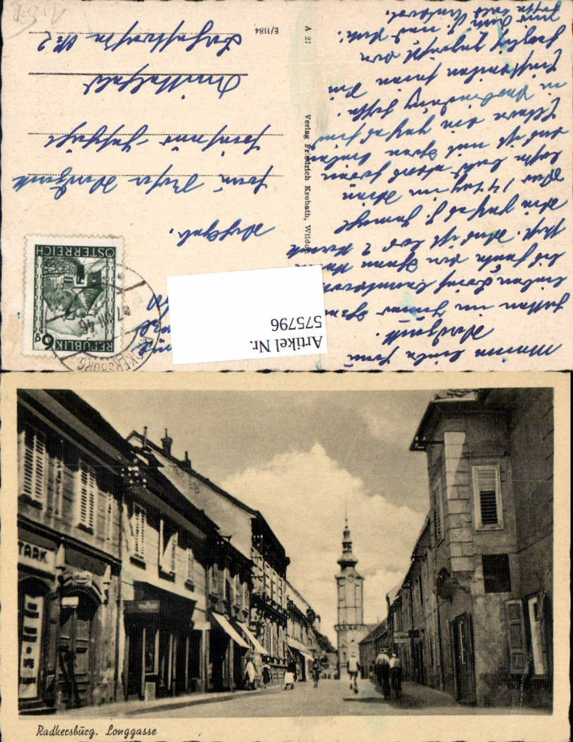 Alte Ansichtskarte – Old Postcard