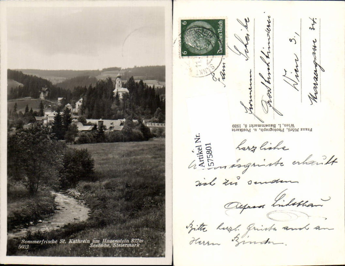 Alte Ansichtskarte – Old Postcard