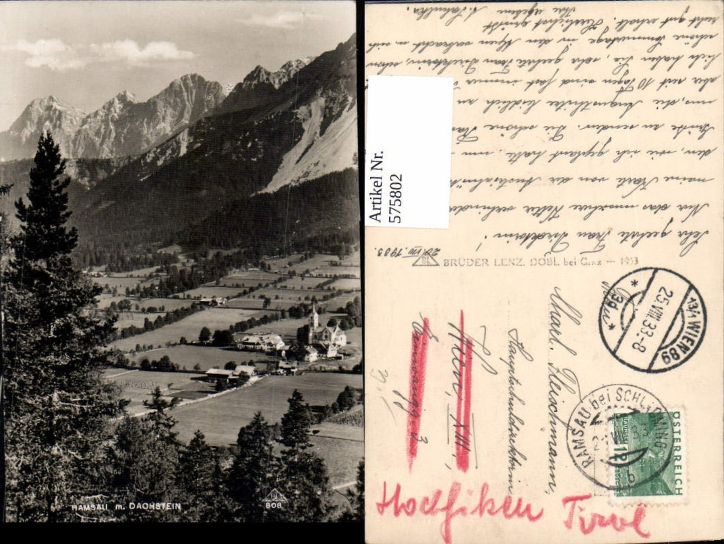 Alte Ansichtskarte – Old Postcard