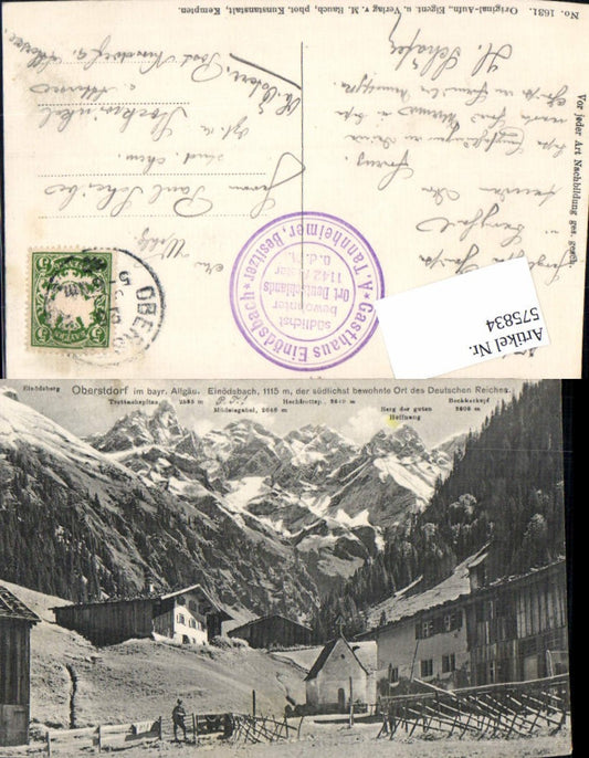 575834, Oberstdorf im Allgäu Einödsbach