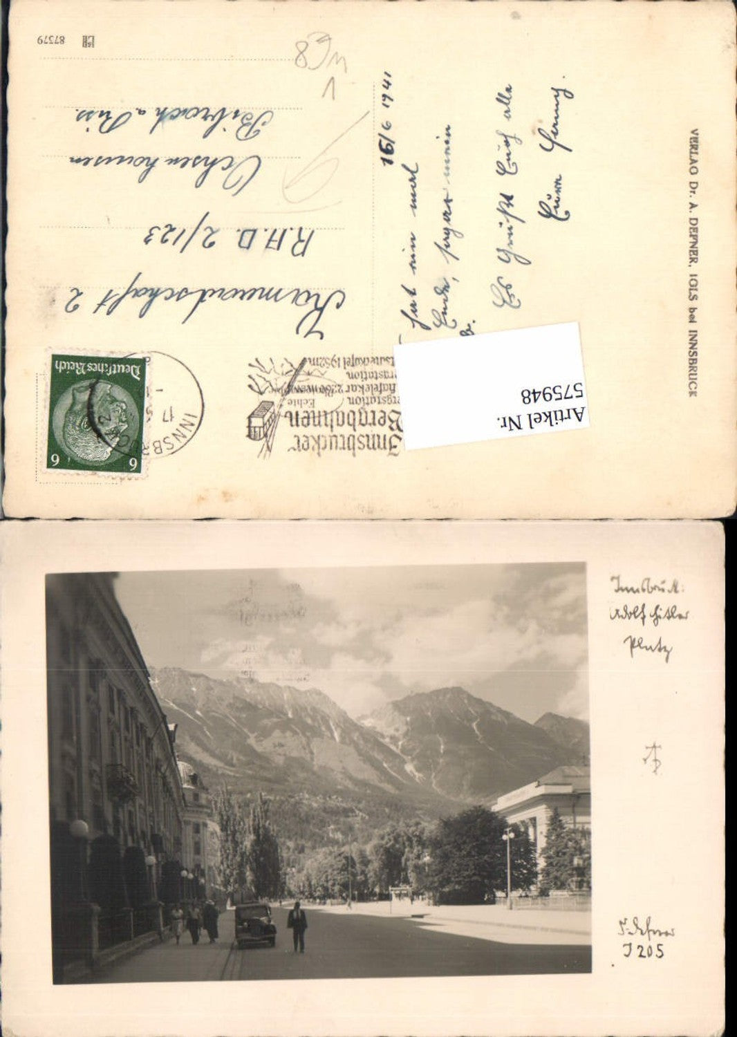 Alte Ansichtskarte – Old Postcard