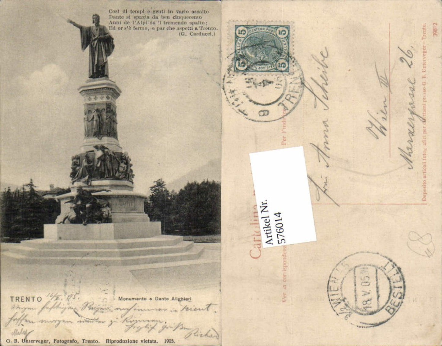 Alte Ansichtskarte – Old Postcard