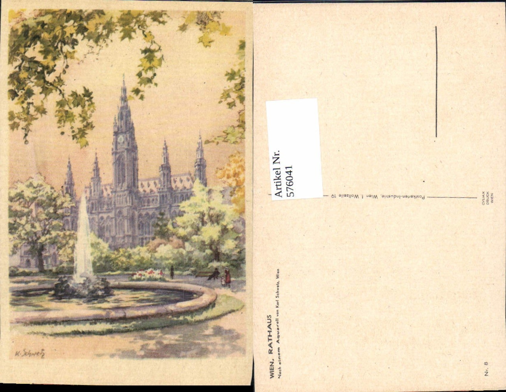 Alte Ansichtskarte – Old Postcard