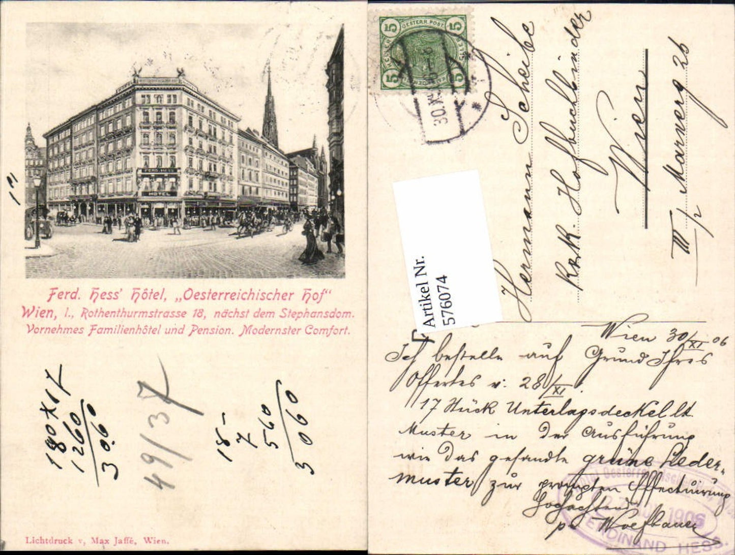 Alte Ansichtskarte – Old Postcard