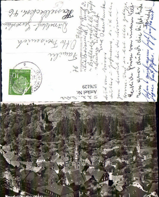 576129,Foto Ak Monschau Montjoie Eifel