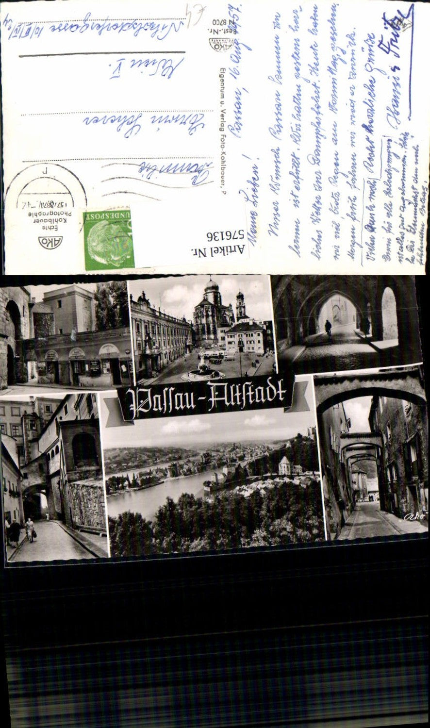 576136, Multi-image Ak Passau Old Town