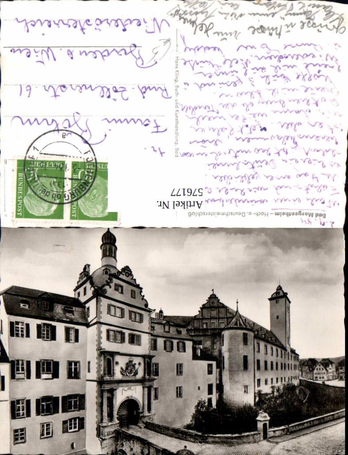 576177,Bad Mergentheim Hoch- u. Deutschmeisterschloss