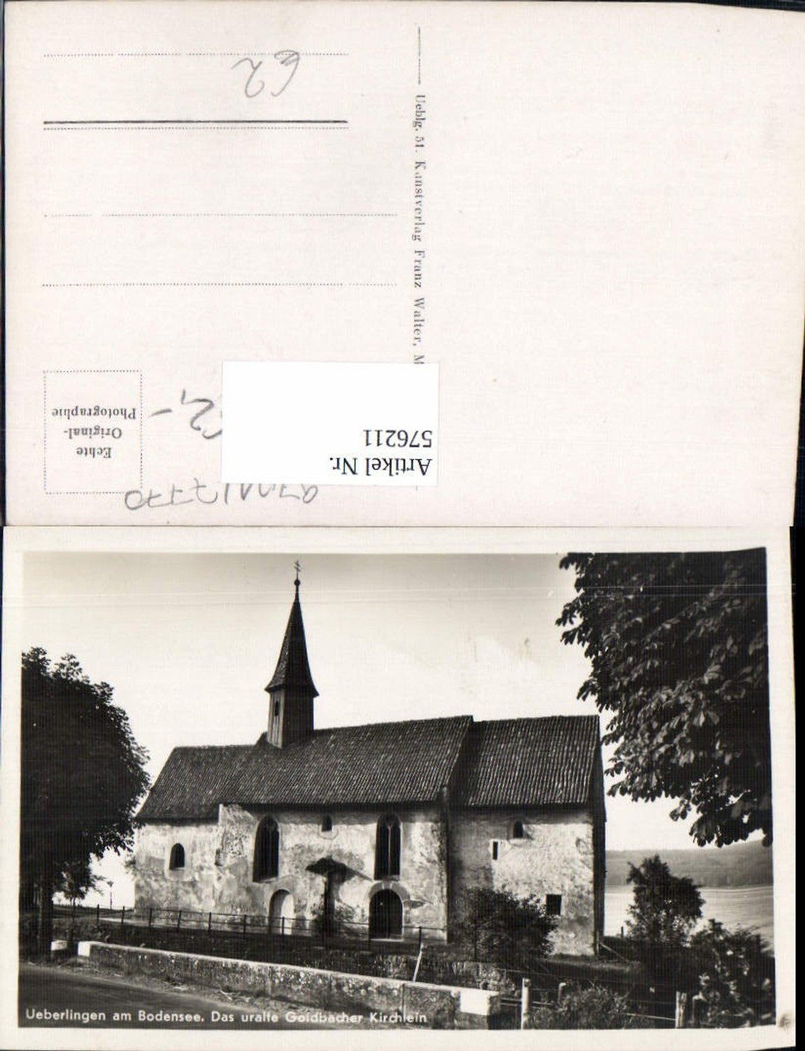 576211,Foto Ak Überlingen Ueberlingen a. Bodensee Goldbacher Kirchlein