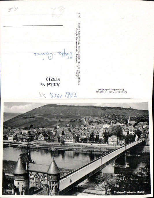 576219,Traben-Trarbach Mosel Ansicht m. Brücke