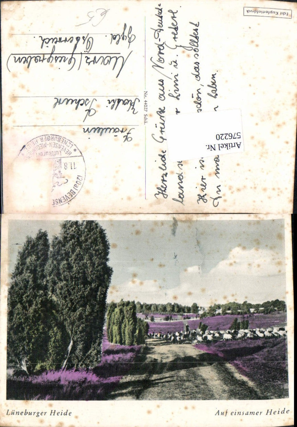 576220,Lüneburger Heide Auf einsamer Heide Landschaft