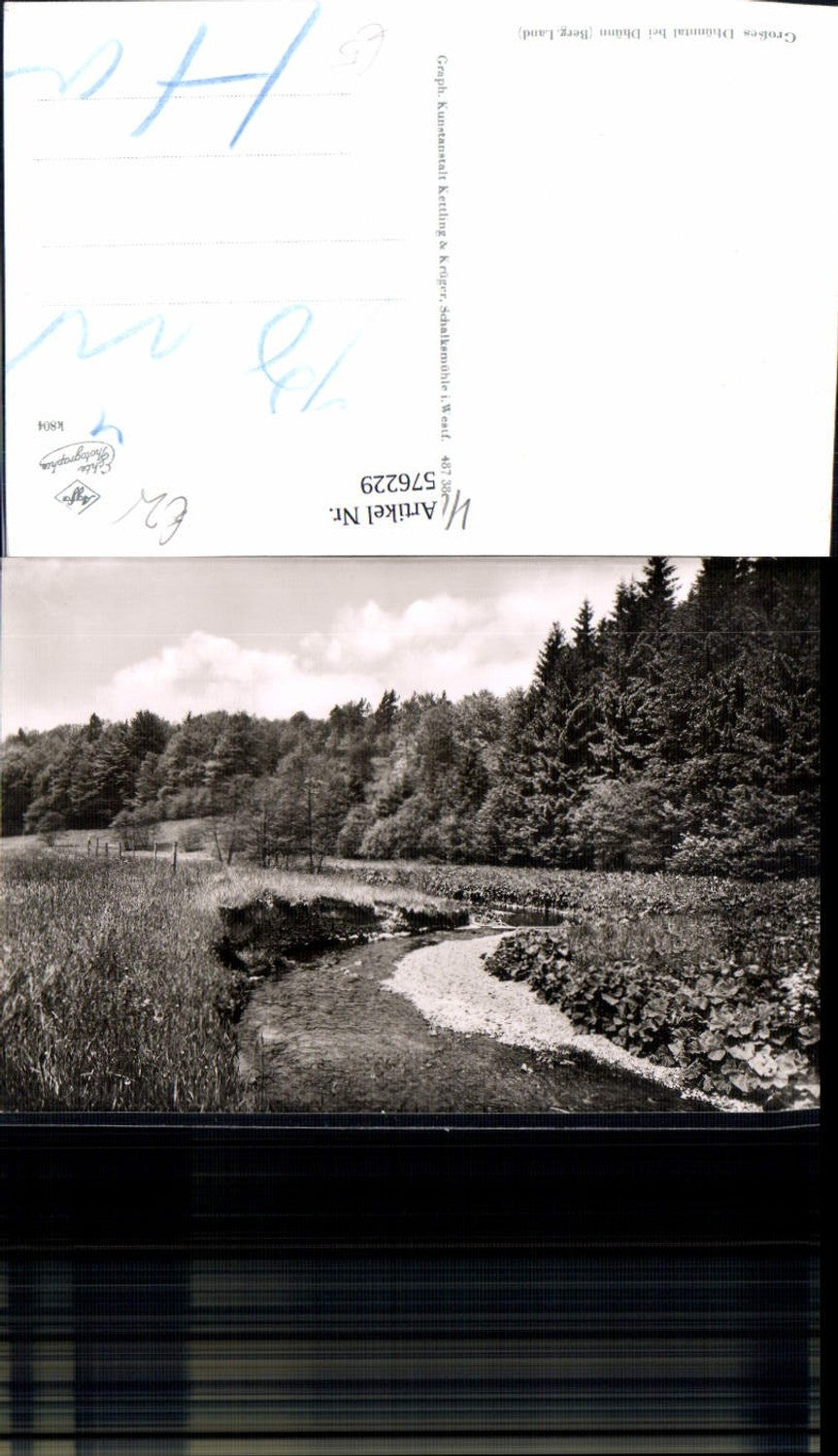 576229,Foto Ak Dhünn Dhünntal Landschaft Wermelskirchen