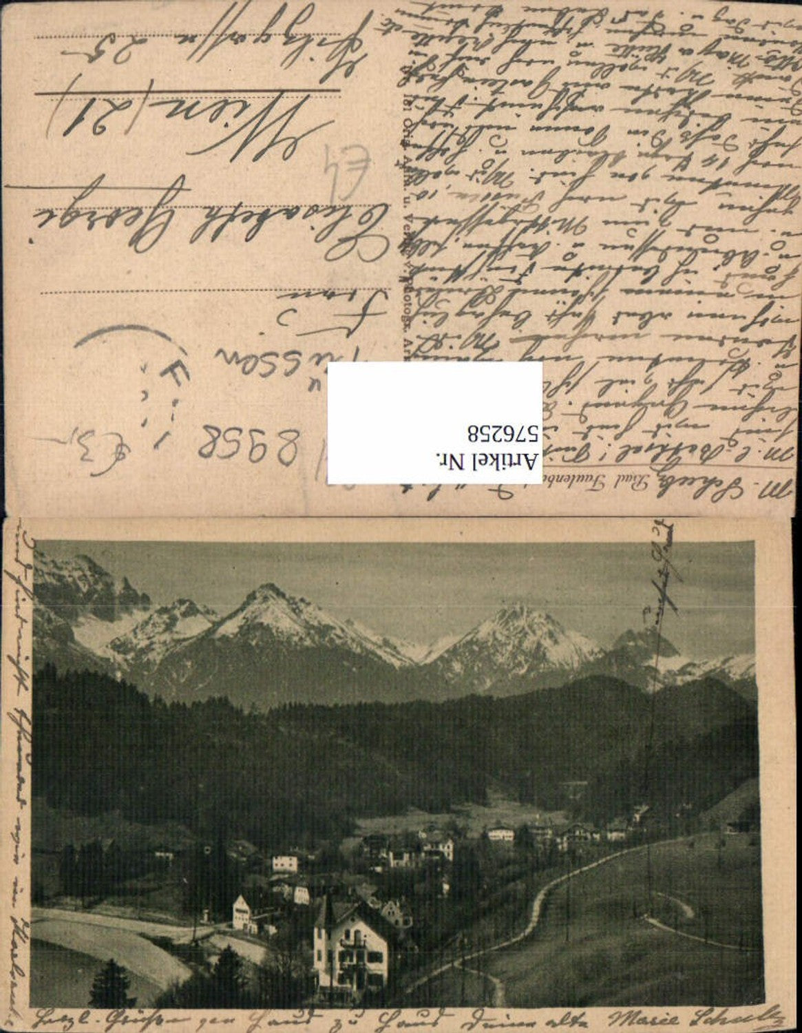 576258, Bad Faulenbach Füssen view