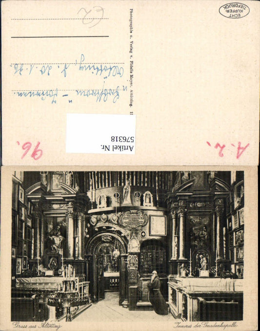 576318, Altötting Interior of the Chapel of Grace Monk