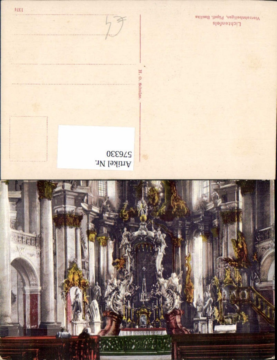 576330, Lichtenfels Vierzehnheiligen Basilica Bad Staffelstein