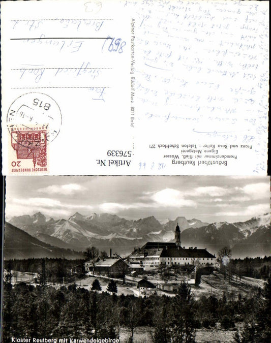 576339, Franciscan convent Reutberg Sachsenkam Karwendel Mountains