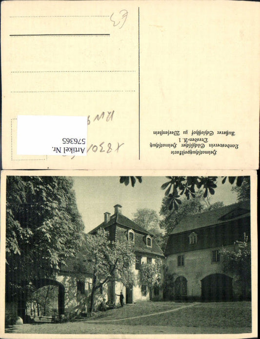 576365,Weesenstein Müglitztal Schloss Äußerer Schlosshof
