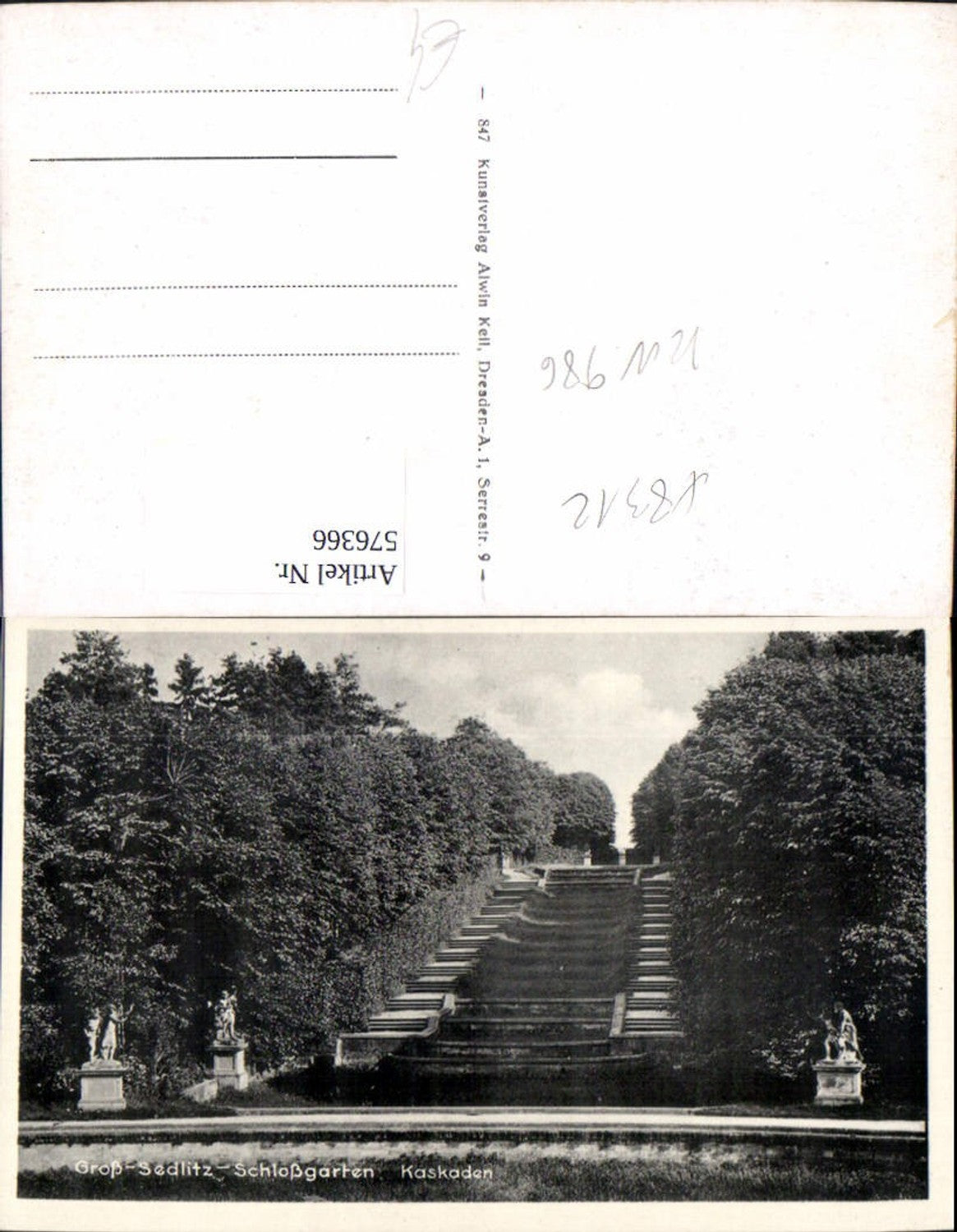 576366,Großsedlitz Heidenau Schloss Schlossgarten Kaskaden