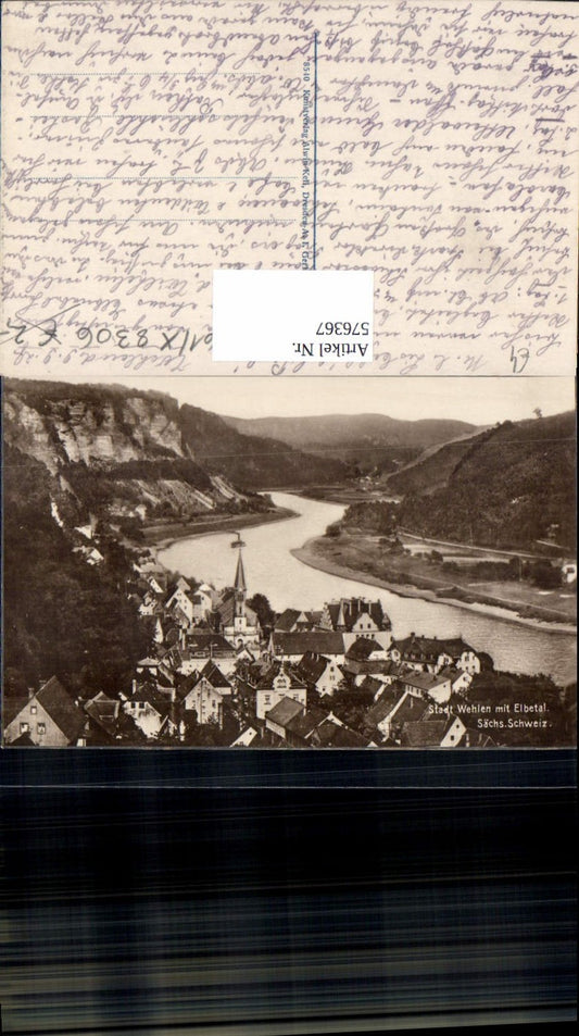 576367,Wehlen m. Elbetal Sächs. Schweiz