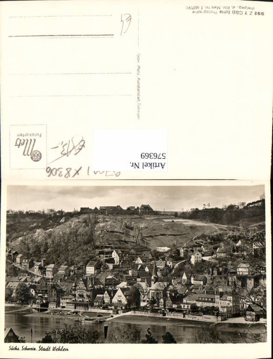 576369,Foto Ak Wehlen Sächs. Schweiz