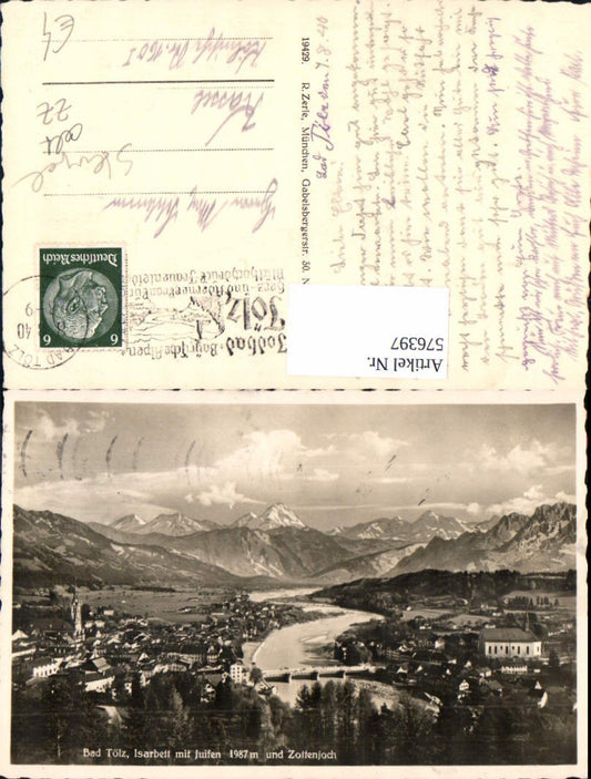 576397, Bad Tölz Isarbett m. Juifen and Zottenjoch