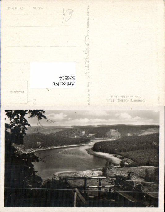 576514,Saalburg Saale Ebersdorf Thür. Blick vom Heinrichstein