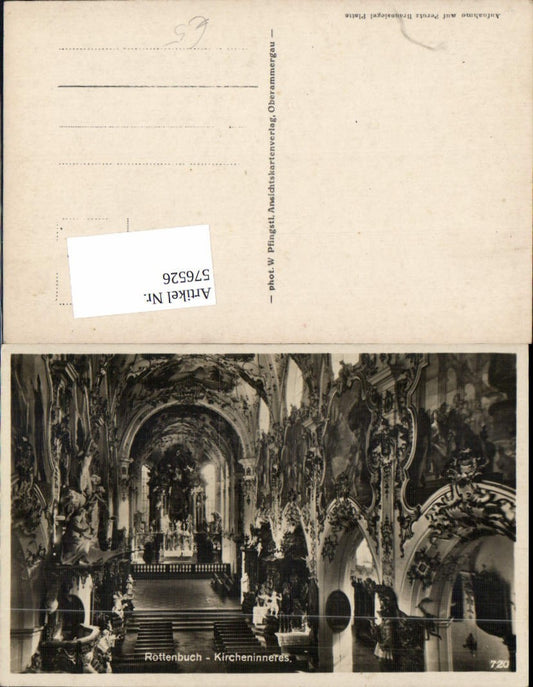 576526, Rottenbuch church interior