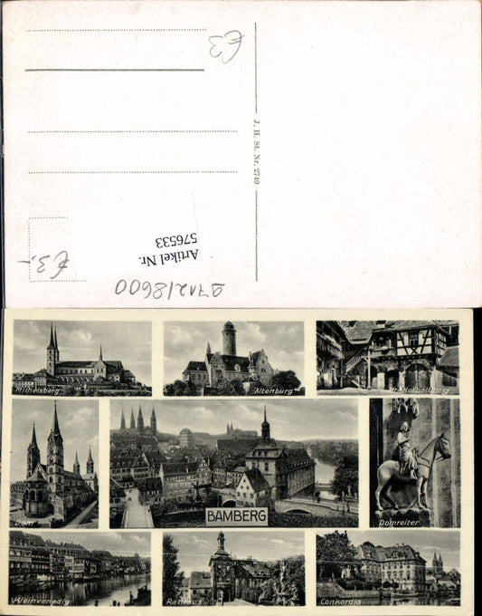 576533,Bamberg Michelsberg Altenburg Domreiter Concordia Cathedral Kleinvenedig
