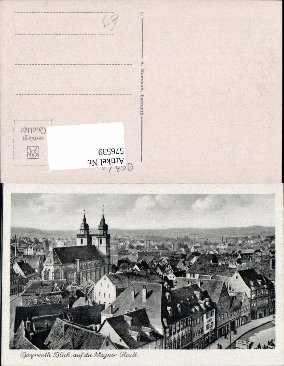 576539, Bayreuth View of the Wagner City