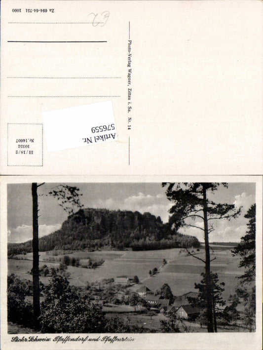 576559,Sächsische Schweiz Pfaffendorf und Pfaffenstein