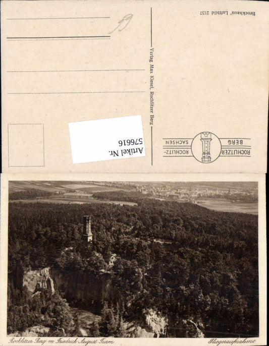 576616,Rochlitzer Berg mit Friedrich August Turm Rochlitz bei Königsfeld Fliegeraufnahme