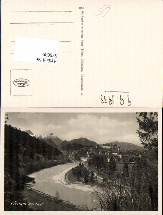 576639,Füssen am Lech Ansicht