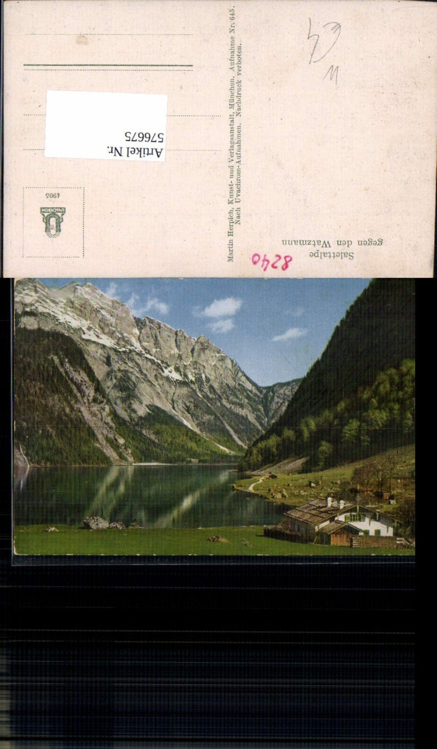 576675, Salettalpe Saletalm opposite the Watzmann, Schönau am Königssee
