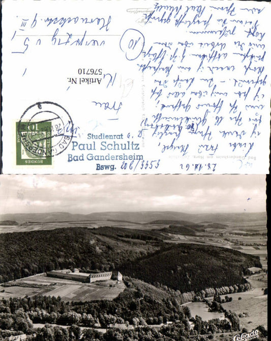 576710,Foto Ak Bad Gandersheim a. Harz Zollschule