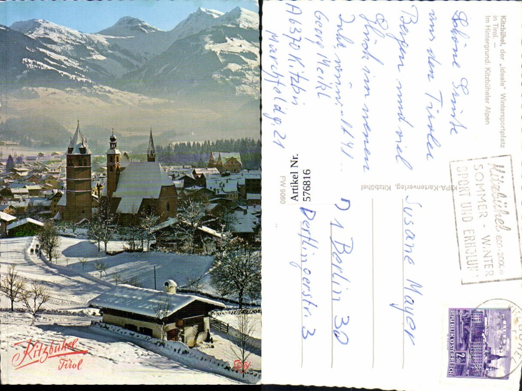 Alte Ansichtskarte – Old Postcard