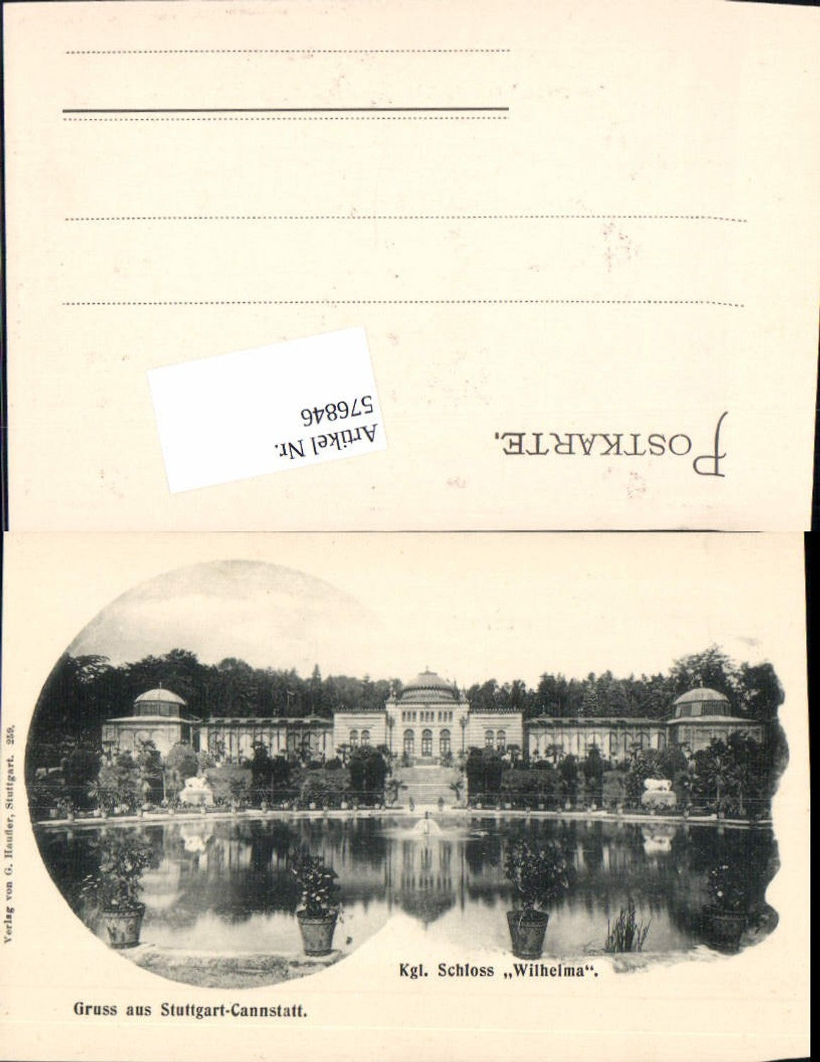 576846,Stuttgart Cannstatt Wilhelma Schloss