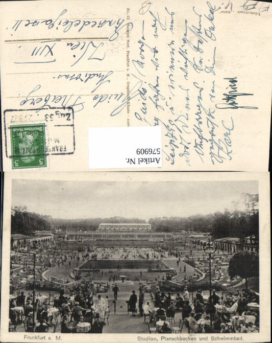 576909,Frankfurt a. Main Stadion Planschbecken u. Schwimmbad