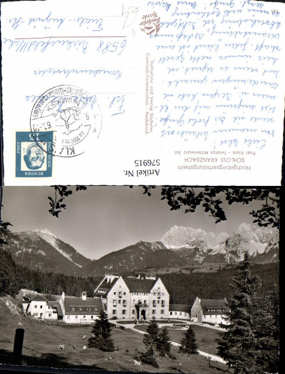 576915, Krün Kranzbach Castle