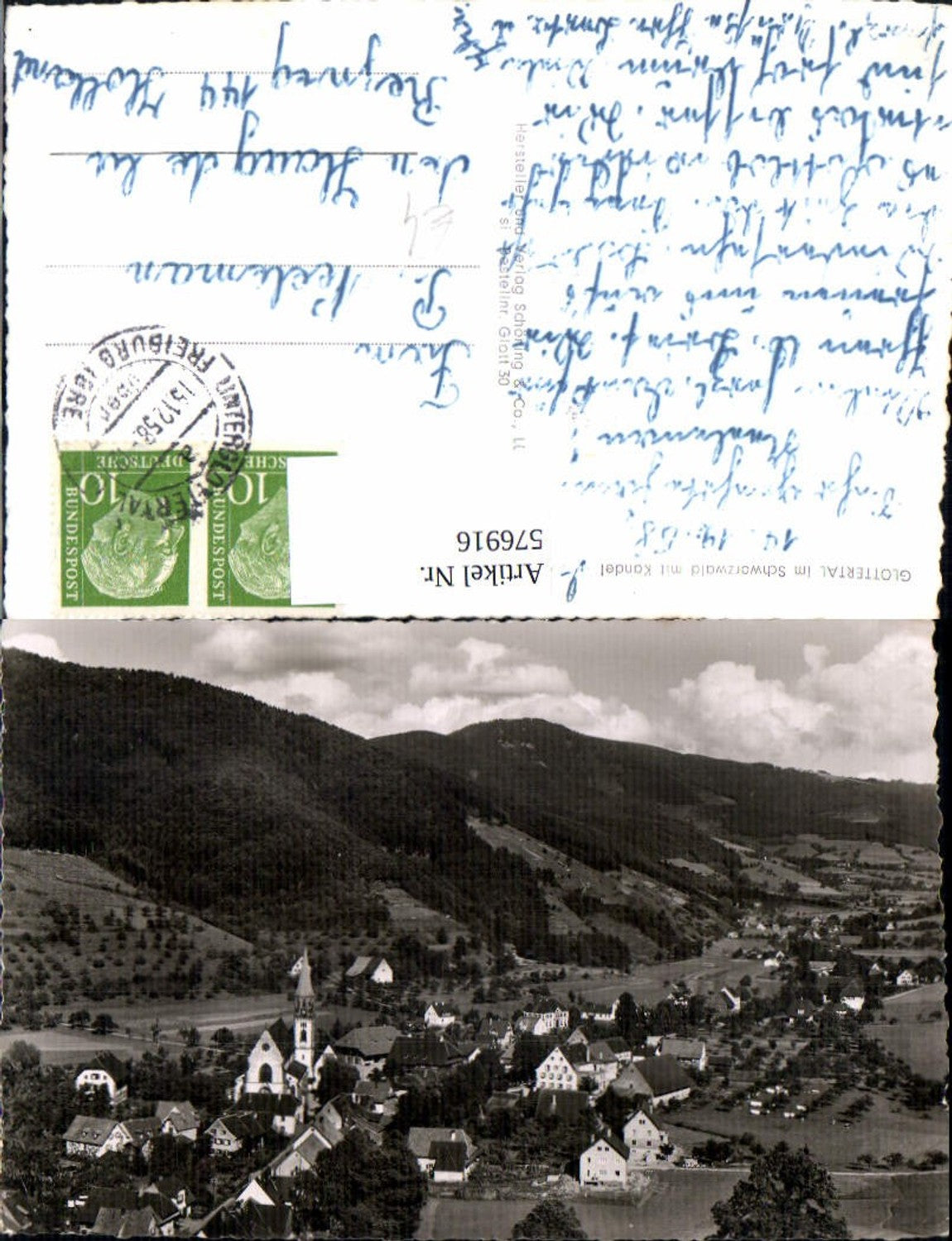 576916,Glottertal i. Schwarzwald m. Kandel