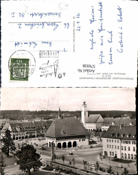 576938, Freudenstadt Schwarzwald Market Square with Town Hall