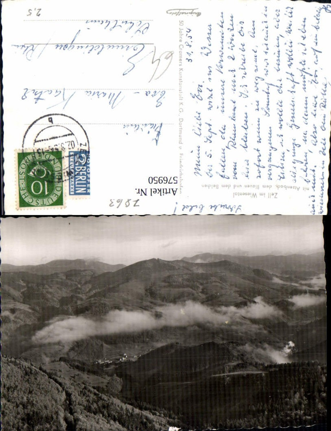 576950,Zell im Wiesental m. Atzenbach d. Blauen u. d. Belchen