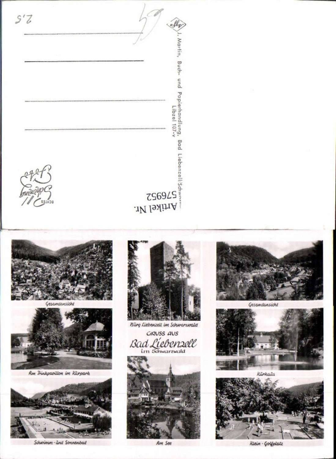576952,Mehrbild Ak Bad Liebenzell Schwarzwald Trinkpavillon Kurhaus