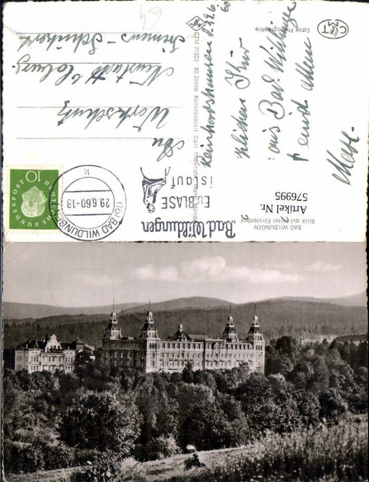 576995,Foto Ak Bad Wildungen Blick auf Hotel Fürstenhof
