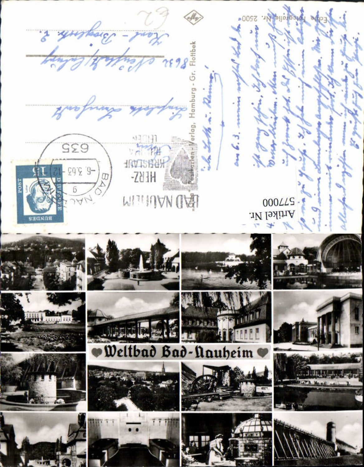 577000,Mehrbild Ak Bad Nauheim Kurhaus