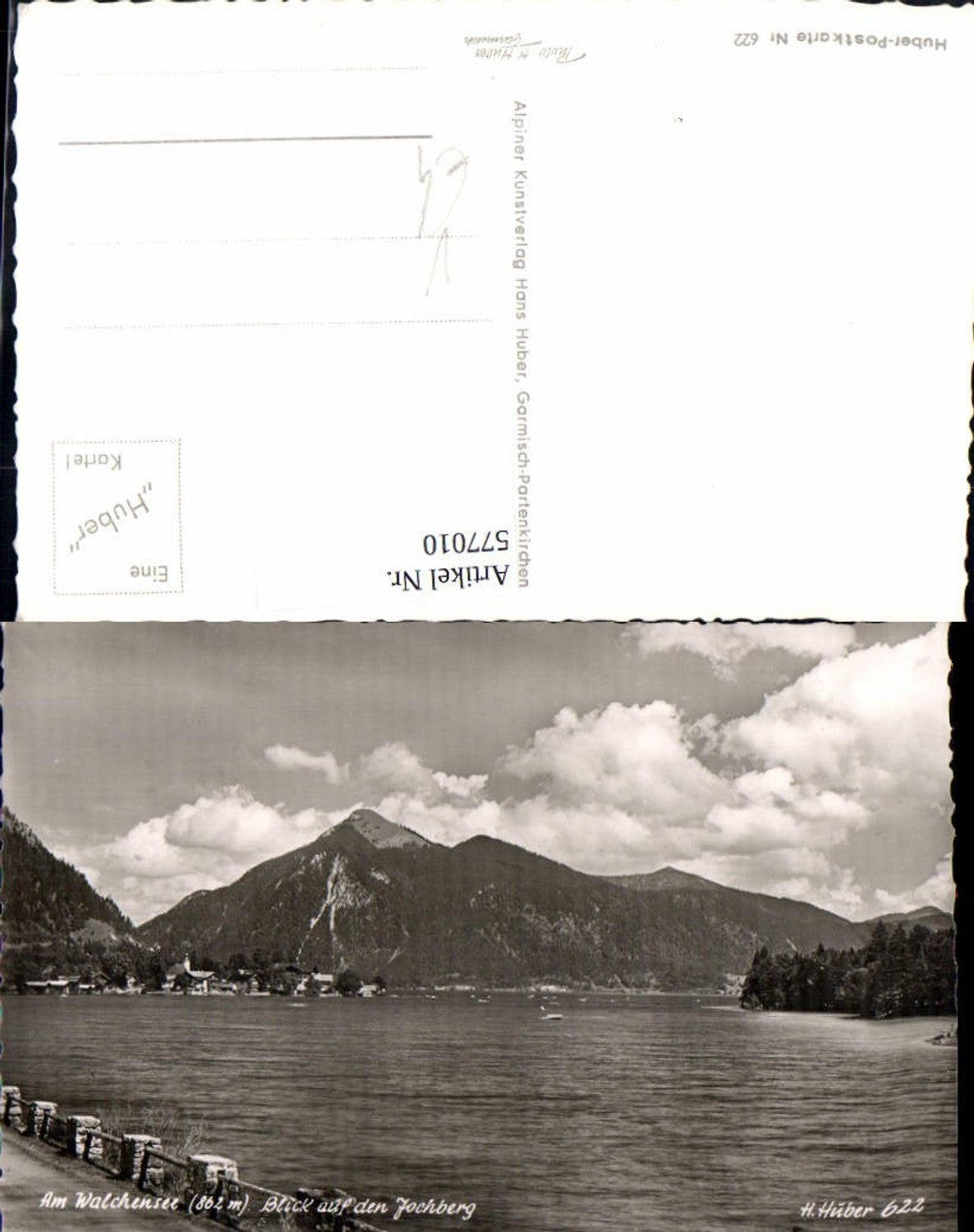 577010,Am Walchensee Blick zum Jochberg Kochel a. See pub Hans Huber 622
