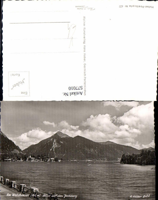 577010,Am Walchensee Blick zum Jochberg Kochel a. See pub Hans Huber 622