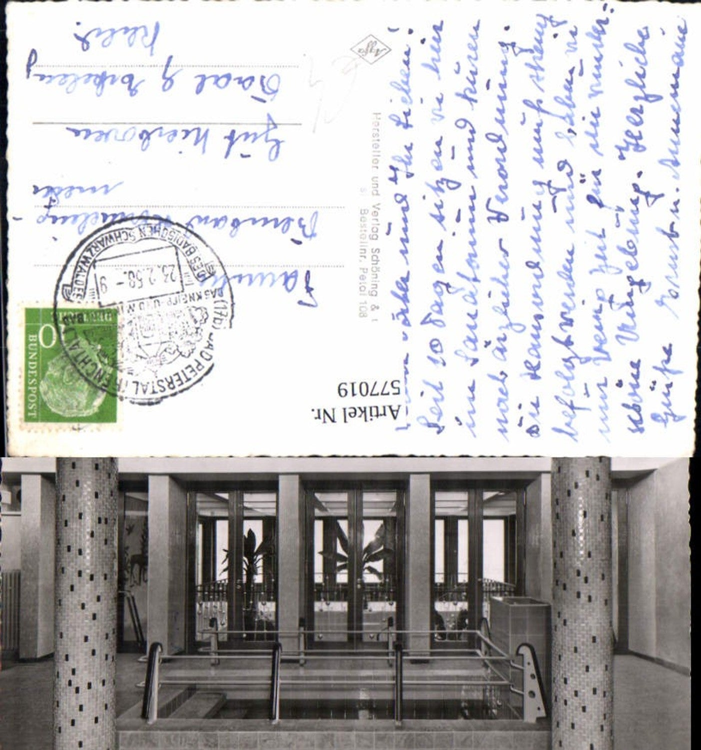 577019,Bad Peterstal-Griesbach Schwarzwald Wassertretbecken Sanatorium