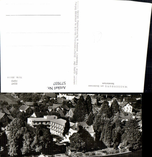 577037, Photo Ak Wasserburg a. Bodensee Sanatorium