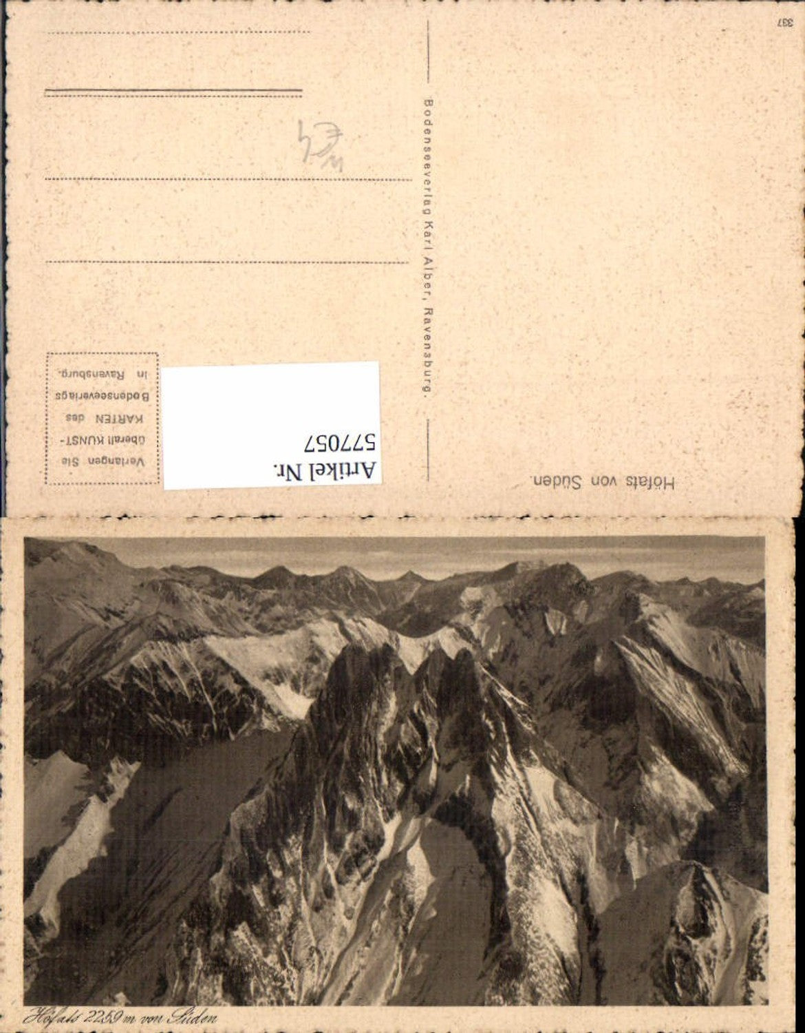577057, Höfats v. Süden b. Oberstdorf