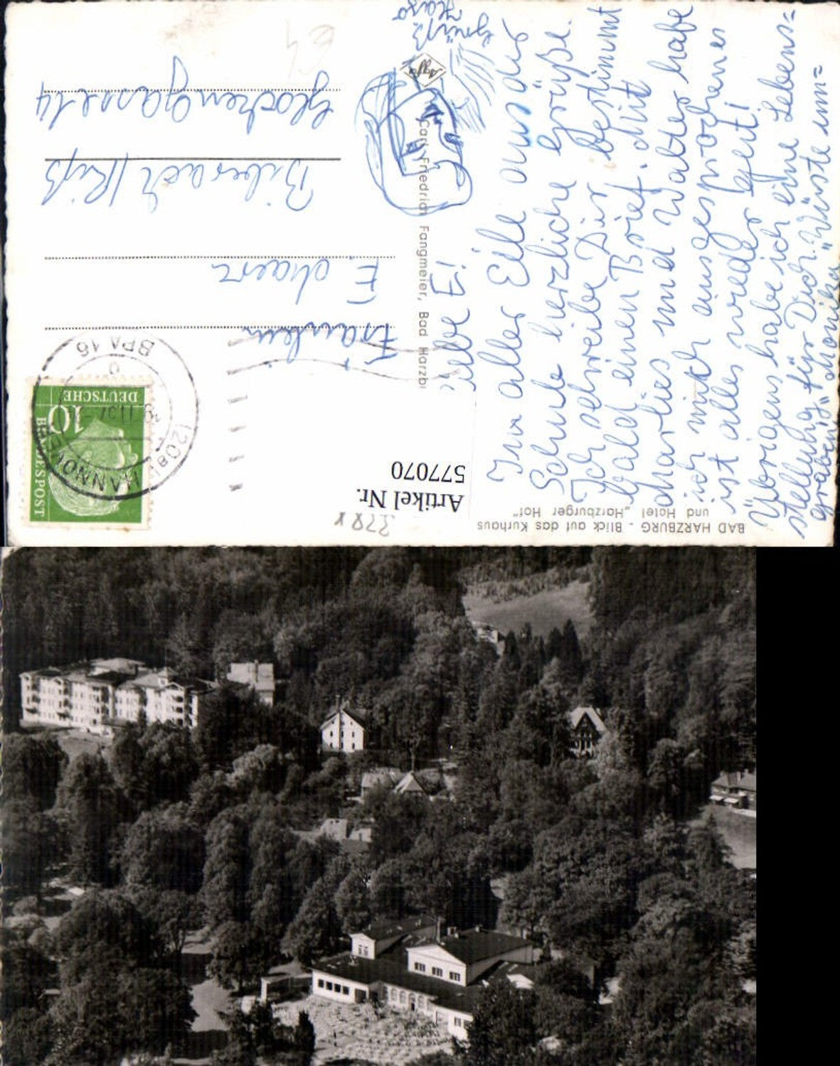 577070,Bad Harzburg Blick a. d. Kurhaus u. Hotel Harzburger Hof