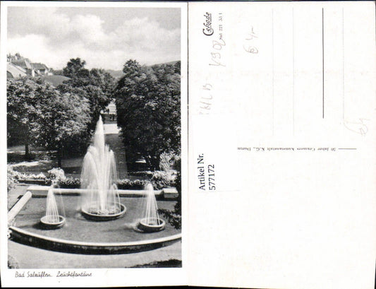 577172,Bad Salzuflen Leuchtfontäne Springbrunnen Brunnen